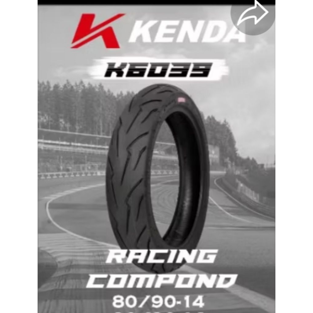 Kenda K6039
KENDA K6039 80x90 14 COMPOUND BAN lUAR TUBELESS. Rp202.000 ; BAN LUAR KENDA K6039 TUBELE