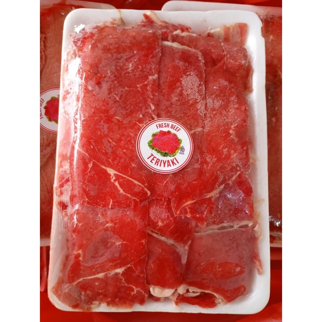 

SLICE FRESH BEEF TERIYAKI GRADE A 500 GR