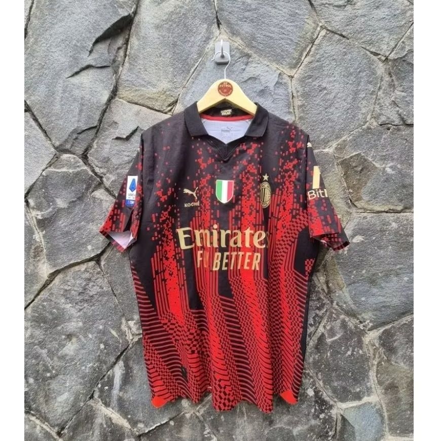 AC MILAN 2022/2023 Serie A - Player Issue - 4th Kit (Authentic)