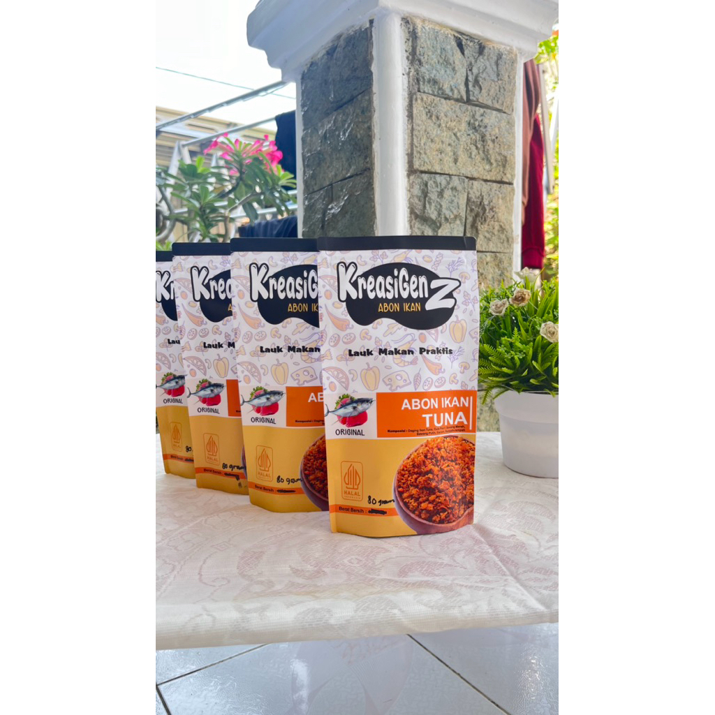 

Abon Ikan Tuna KreasiGenZ Original – 40g / 80g – Tanpa MSG, Cocok untuk MPASI, Homemade