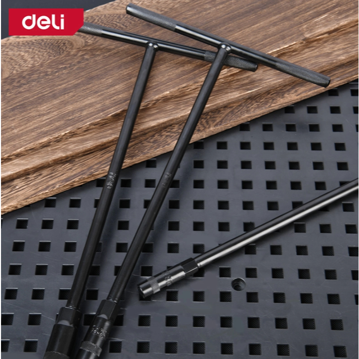 KUNCI T Black  8/10/12/13/14/17/19mm | T-HANDLE SOCKET WRENCH DELI