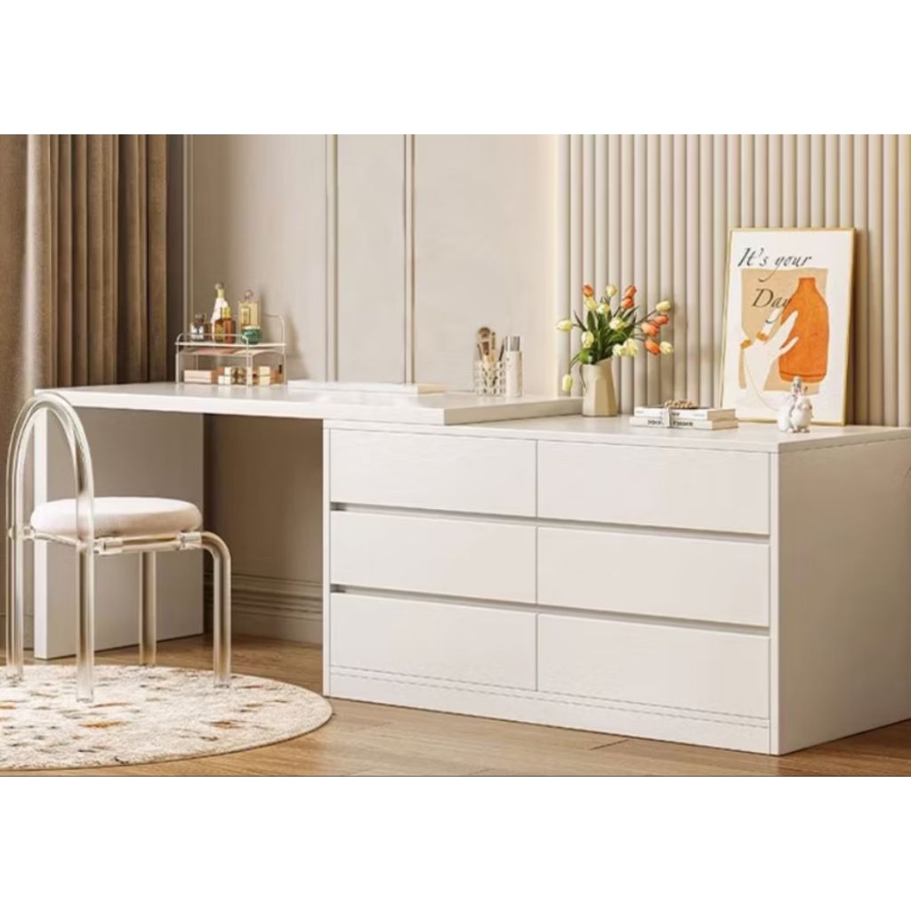 Drawer Meja Sudut Meja Belajar Meja Komputer Meja Rias Minimalis