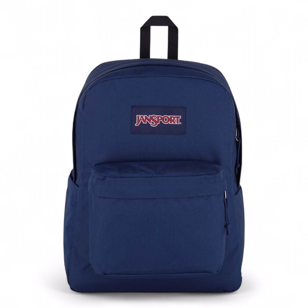Jansport Superbreak Plus Backpack Navy 100%Original