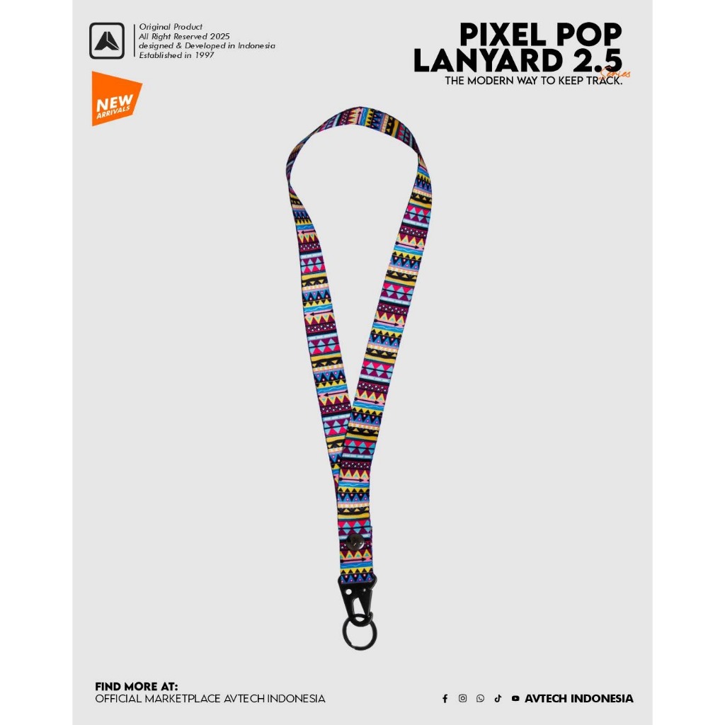 

AVTECH - Lanyard Id Card Holder Printing UV Tali Lanyard Holder - TALI LANYARD