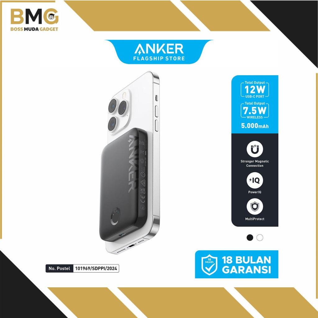 Anker Powerbank Wireless Magnetic / Anker Maggo Wireless