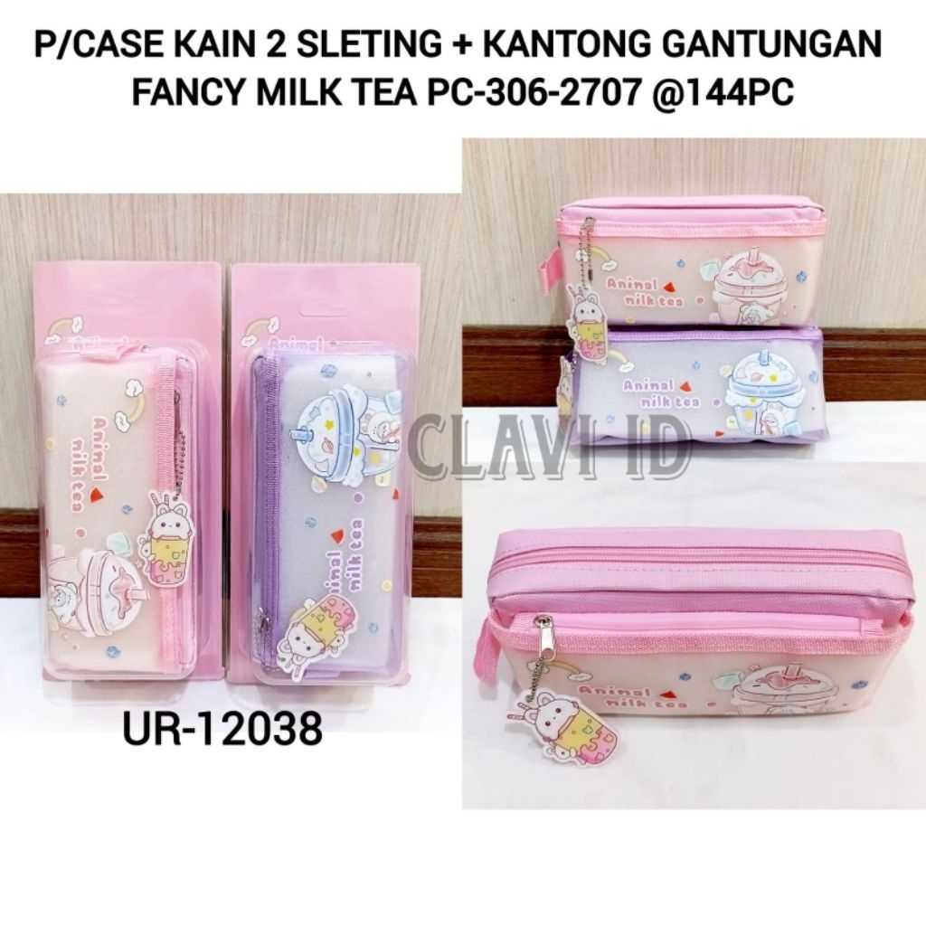 

12038 KOTAK PENSIL ANAK PEREMPUAN KANVAS/TEMPAT PENSIL ANAK KAIN SLETING 2