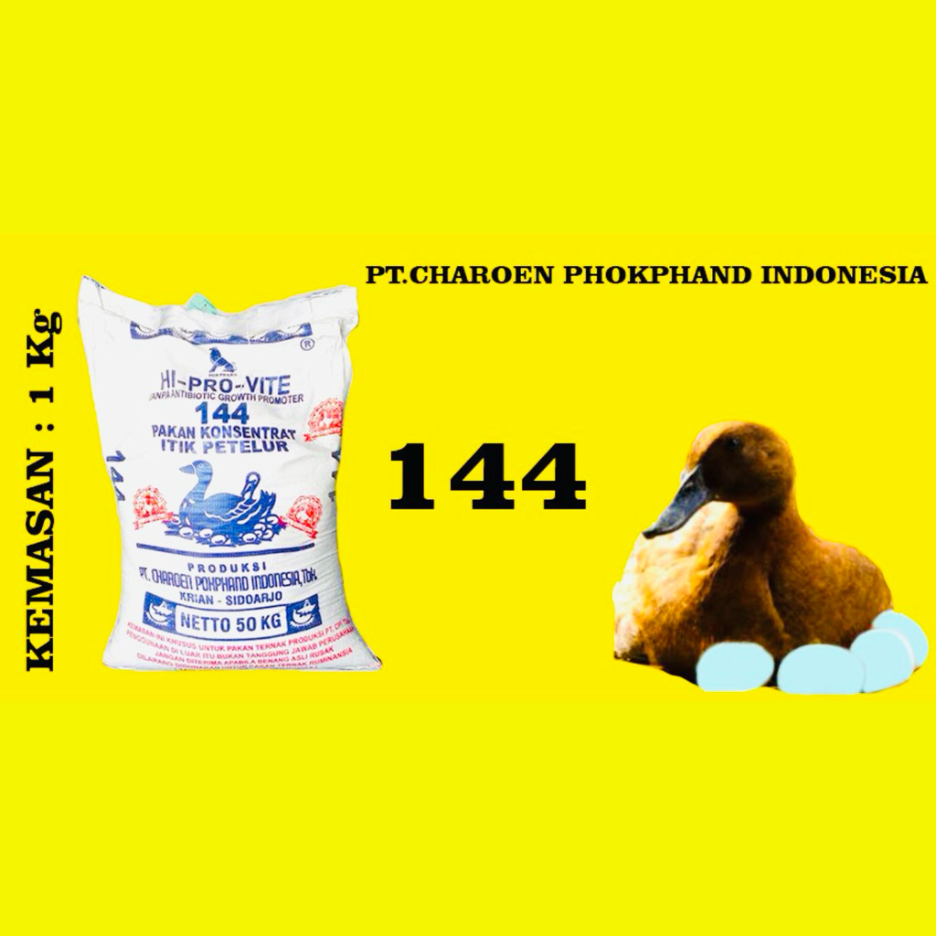 pakan bebek petelur 144 kemasan 1 kg