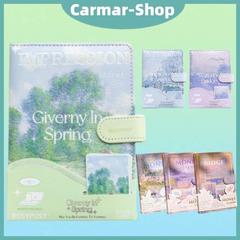 

CARMAR Full Color Buku Diary Nature Pemandangan Korea Vintage Lucu /Notebook / Buku Catatan Untuk Penutup Magnet Buku Catatan
