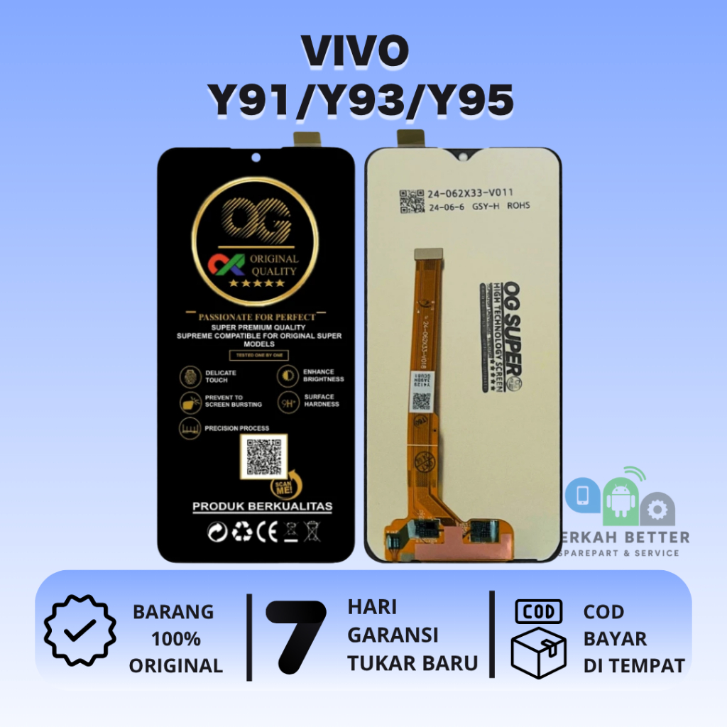 LCD VIVO Y91 (1816) | VIVO Y93 (1811) | VIVO Y95 (1807) | VIVO Y91C | VIVO Y1S ORIGINAL TOUCHSCREEN