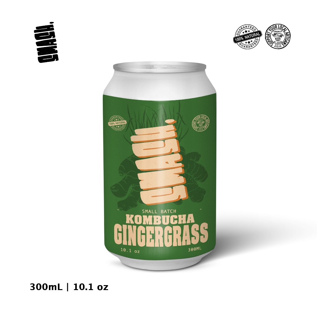

SMASH Kombucha Ginger Grass Jahe Sereh Original 300ml