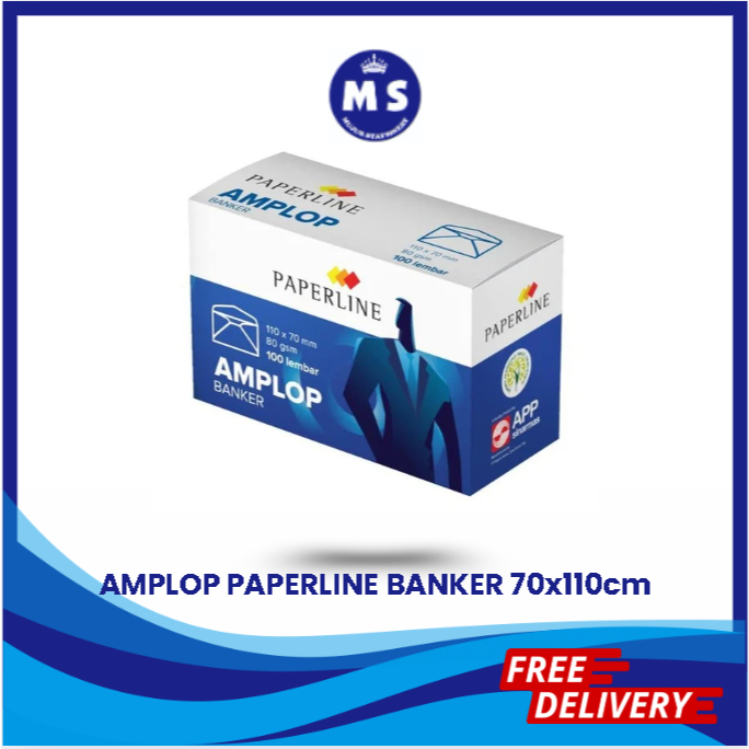 

AMPLOP PUTIH POLOS PAPERLINE UKURAN BANKER (70x110cm)