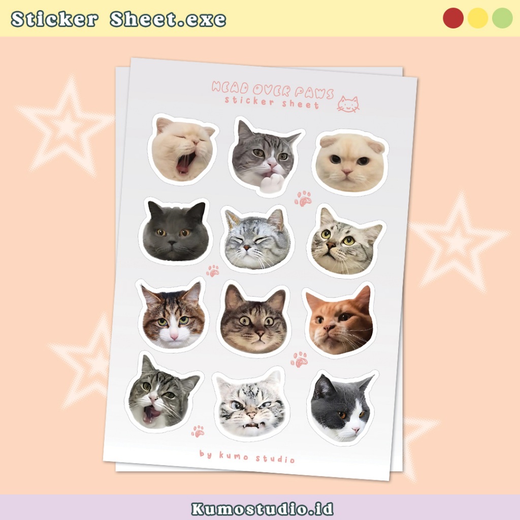 

Sticker Sheet A6 Kucing Lucu | Stiker Dekorasi Aesthetic | Stiker Laptop , Scrapbook , Dekorasi