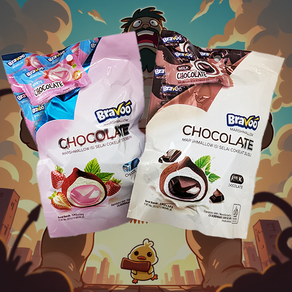 

BRAVOO Chocoball Marshmallow 1 Pack Isi 5 Pcs