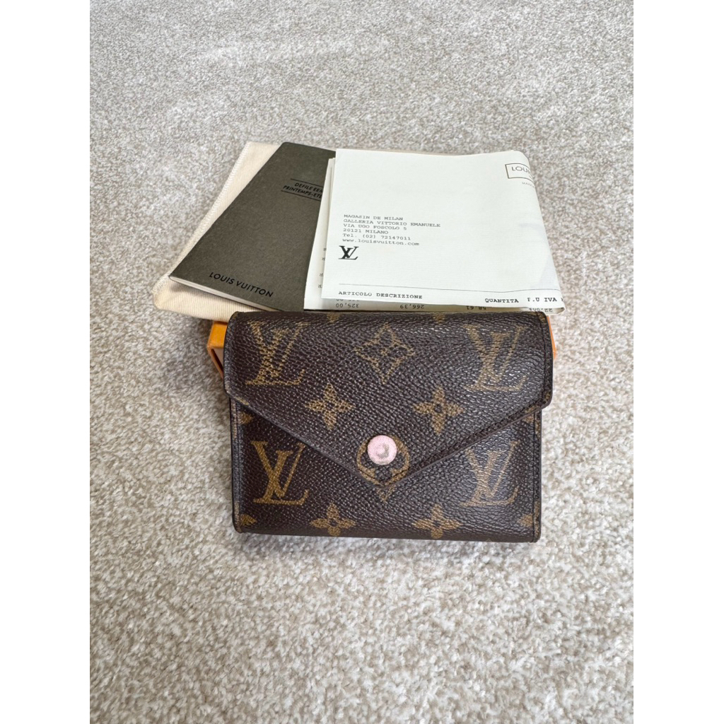 PRELOVED Louis Vuitton LV Victorine Wallet Poudre Pink 2017