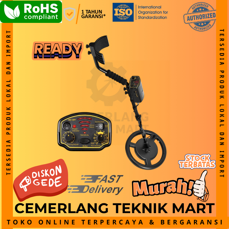 Metal Detector UnderGround emas gold hunter 1.5m smartsensor AR944M