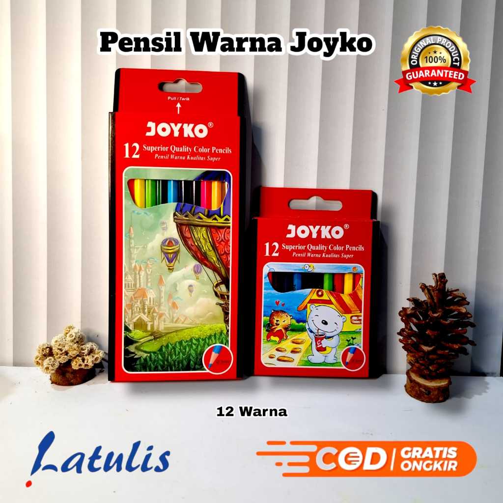 

Joyko Pensil Warna Superior Quality Color Pencils Hexagonal Grip PB