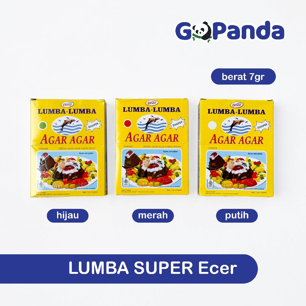 

Agar-agar Lumba-lumba SUPER 7gr