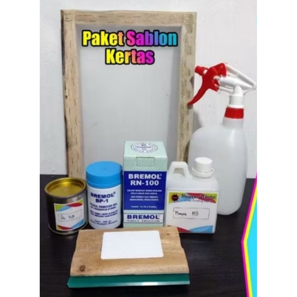 

paket sablon kertas