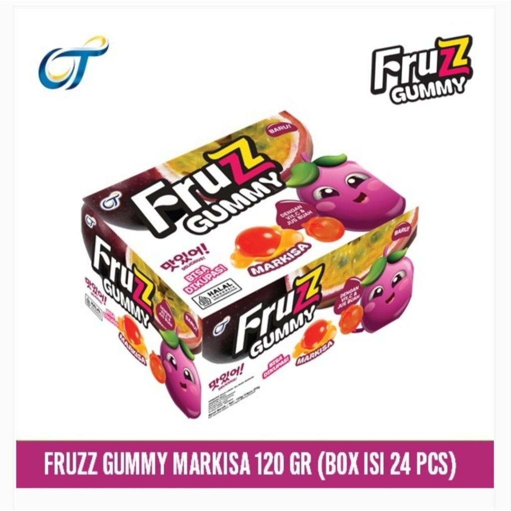 

NEW FRUZZ GUMMY 120G (BOX ISI 24 PCS)
