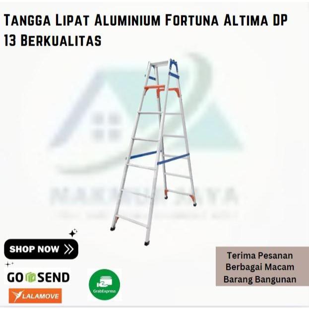 Tangga Lipat Aluminium Fortuna Altima DP 13 Berkualitas