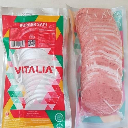 

Vitalia Burger Sapi Beef Slice Isi 20 pcs
