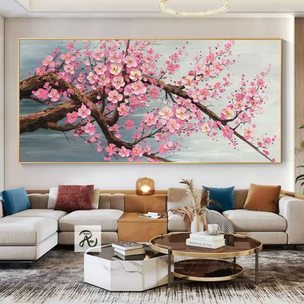 Lukisan bunga sakura kerenn