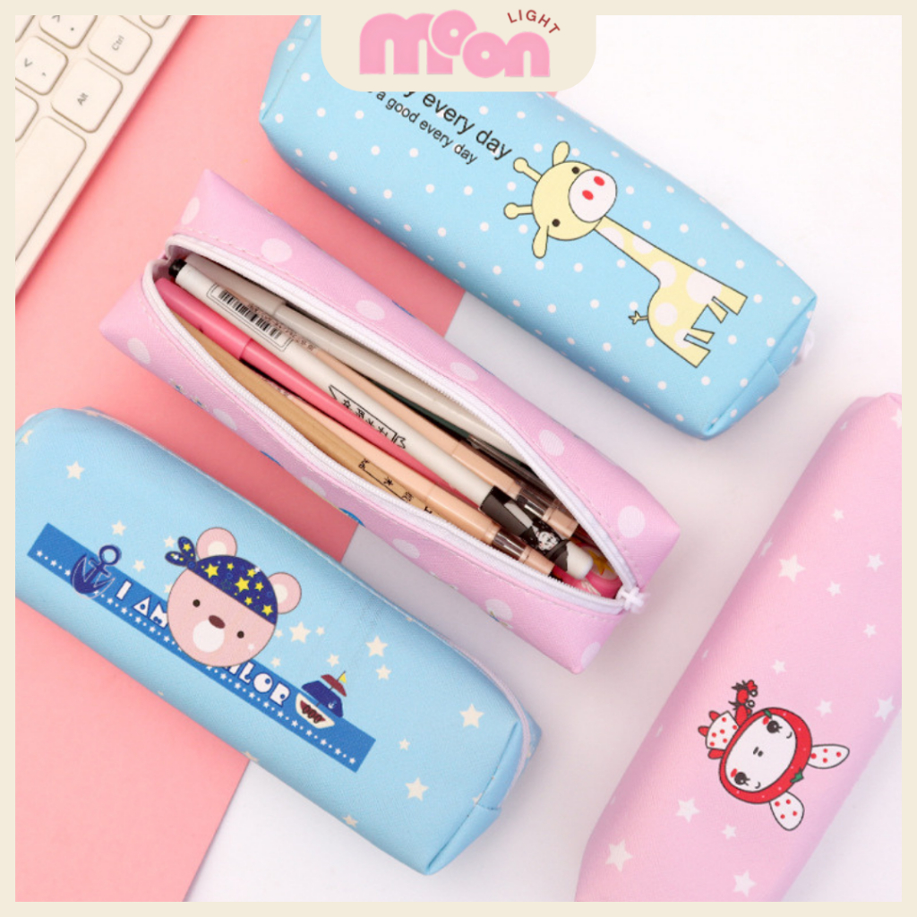 

Tempat Pensil Pulpen Karakter Hewan Lucu Dompet Pouch Make Up Kosmetik Wanita Kotak Pensil Serbaguna Motif Cartoon