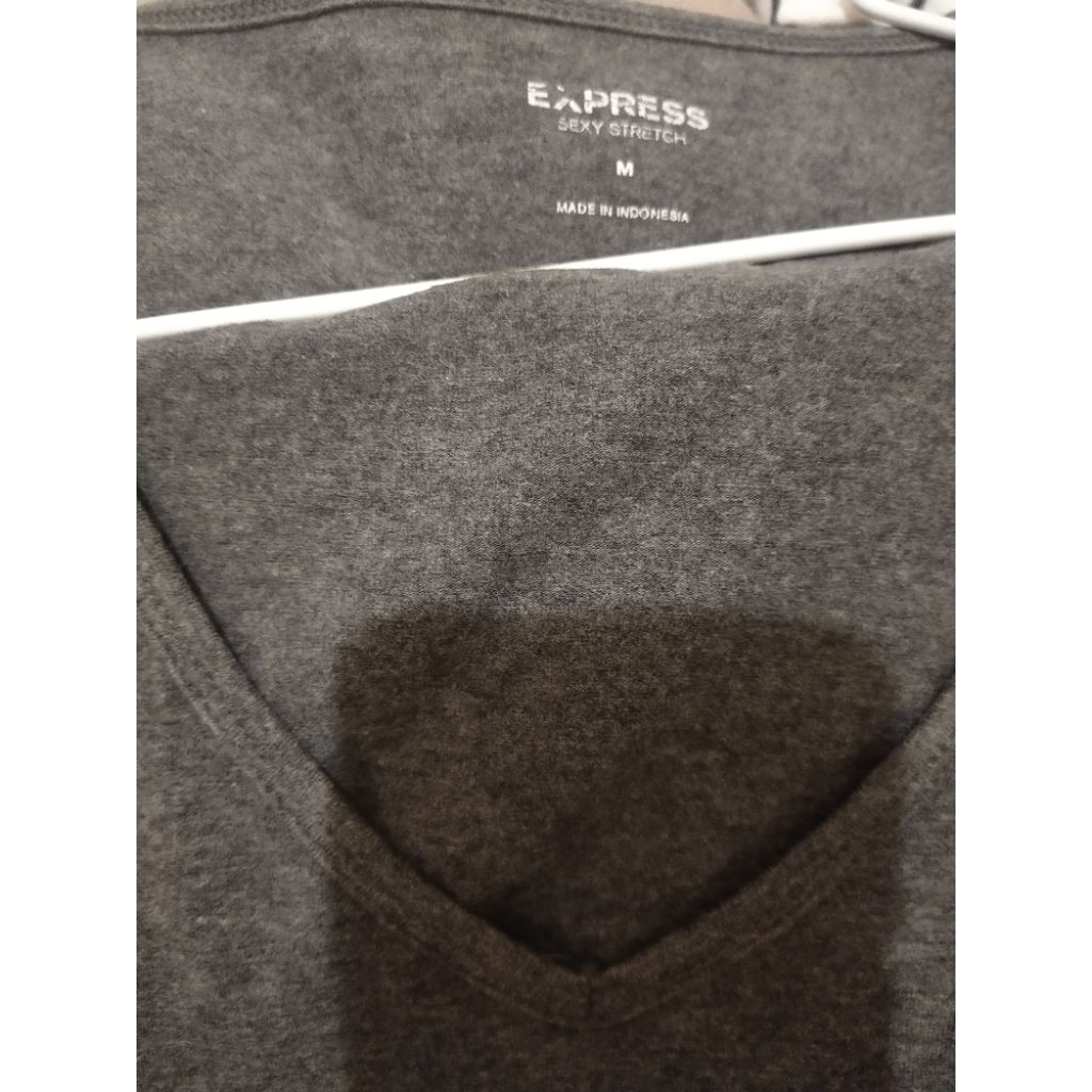 Kaos Lengan Panjang Abu EXPRESS