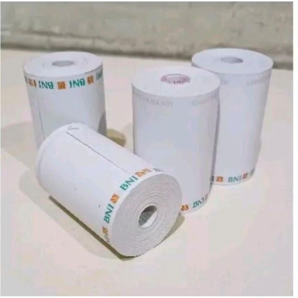 

(20)ROL/PCS Kertas thermal EDC logo BNI ukuran 58x30