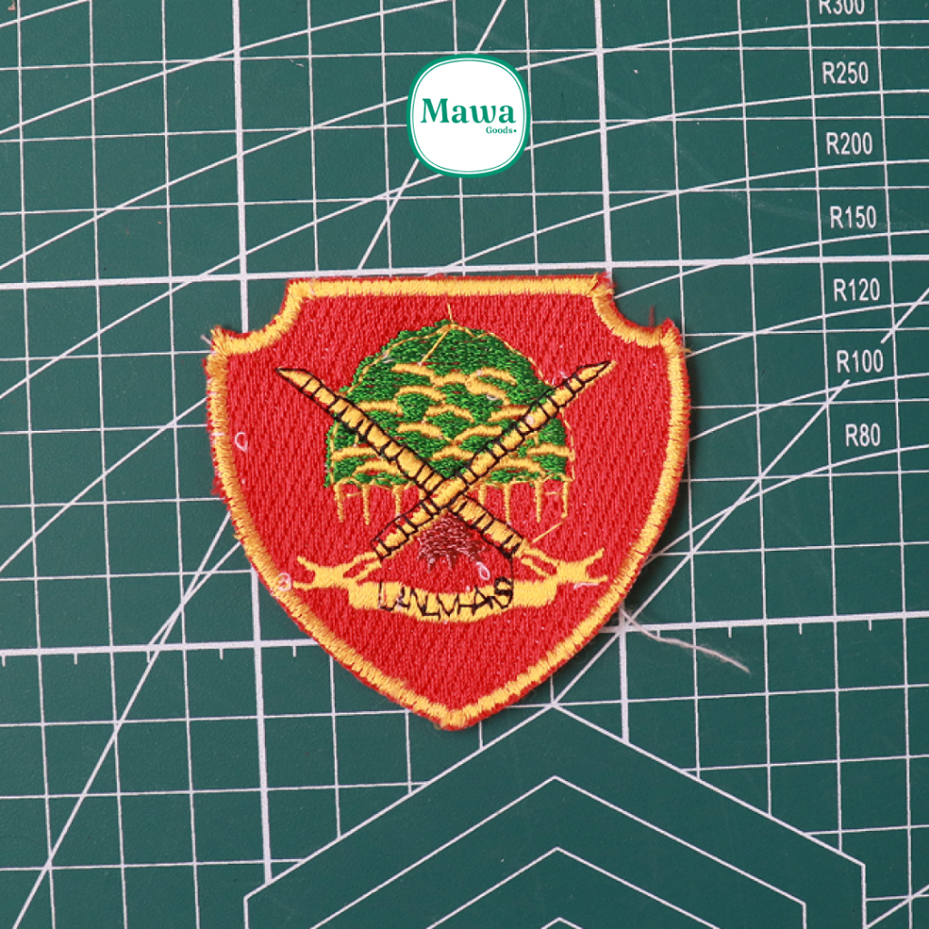 Bordir Logo Linmas / Logo Bordir Linmas / Patch Emblem Linmas / Logo Bordir Perlindungan Masyarakat 