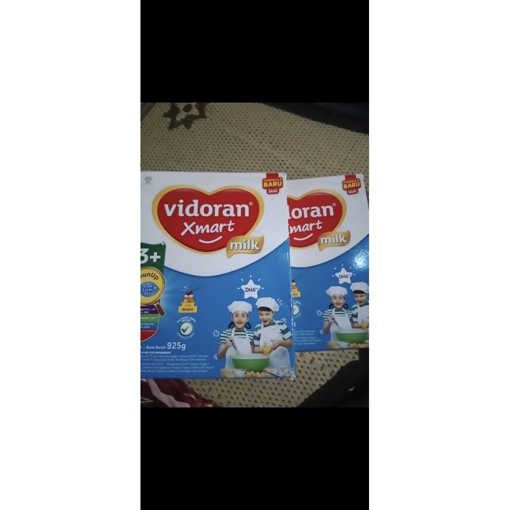 

PAKET ISI 3 Susu Vidoran 3+ Rasa Madu 925gr