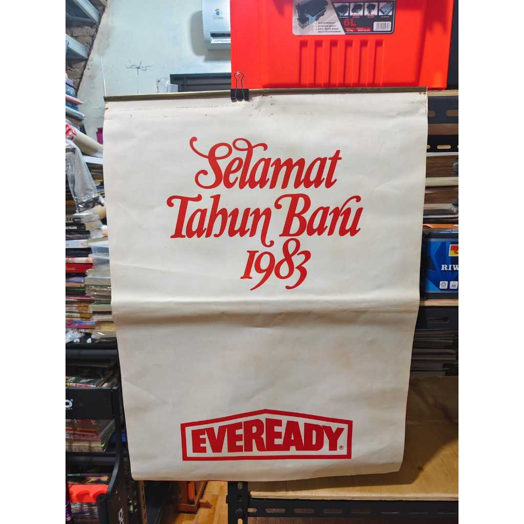 Kalender jadul Kalender 1983 Eveready