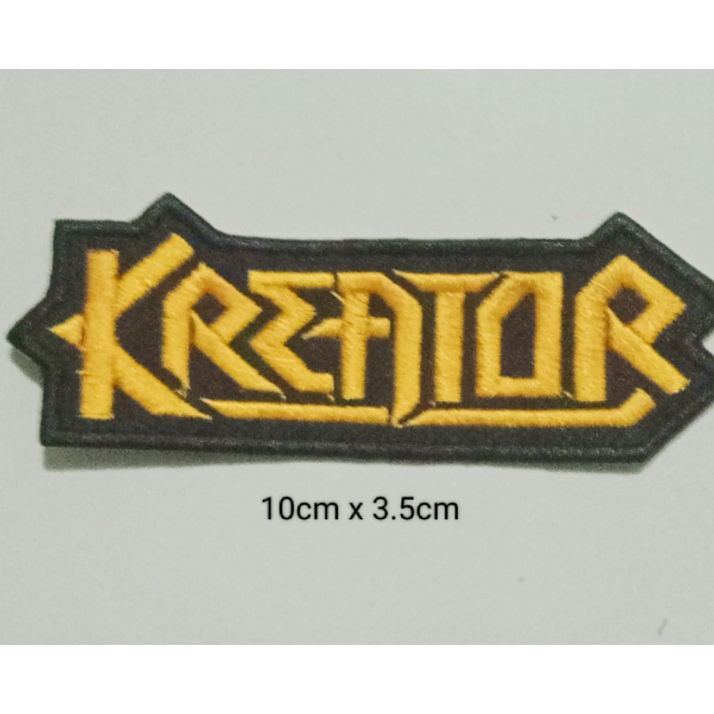 Patch emblem bordir logo KREATOR