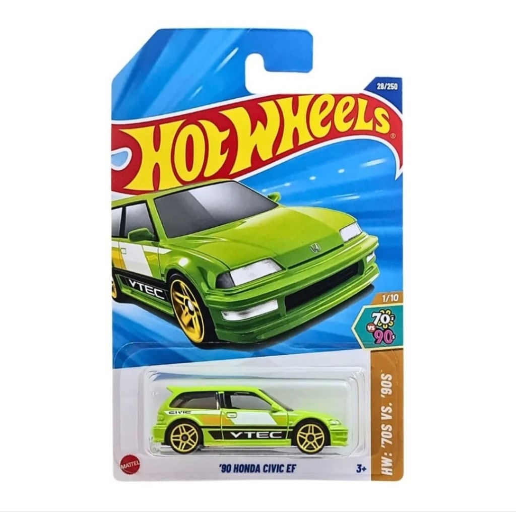 Hot wheels 90 honda civic ef