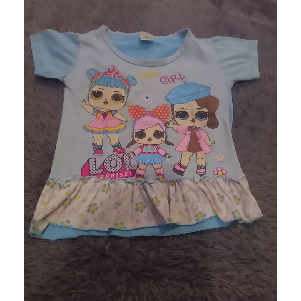 Preloved Kaos Anak LoL Umur. 2 Tahun