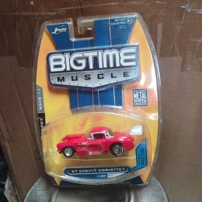 Jada 57 Chevy Corvette Big Time Muscle 2007 Wave 11 diecast