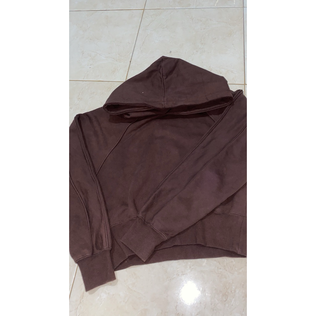 hoodie coklat