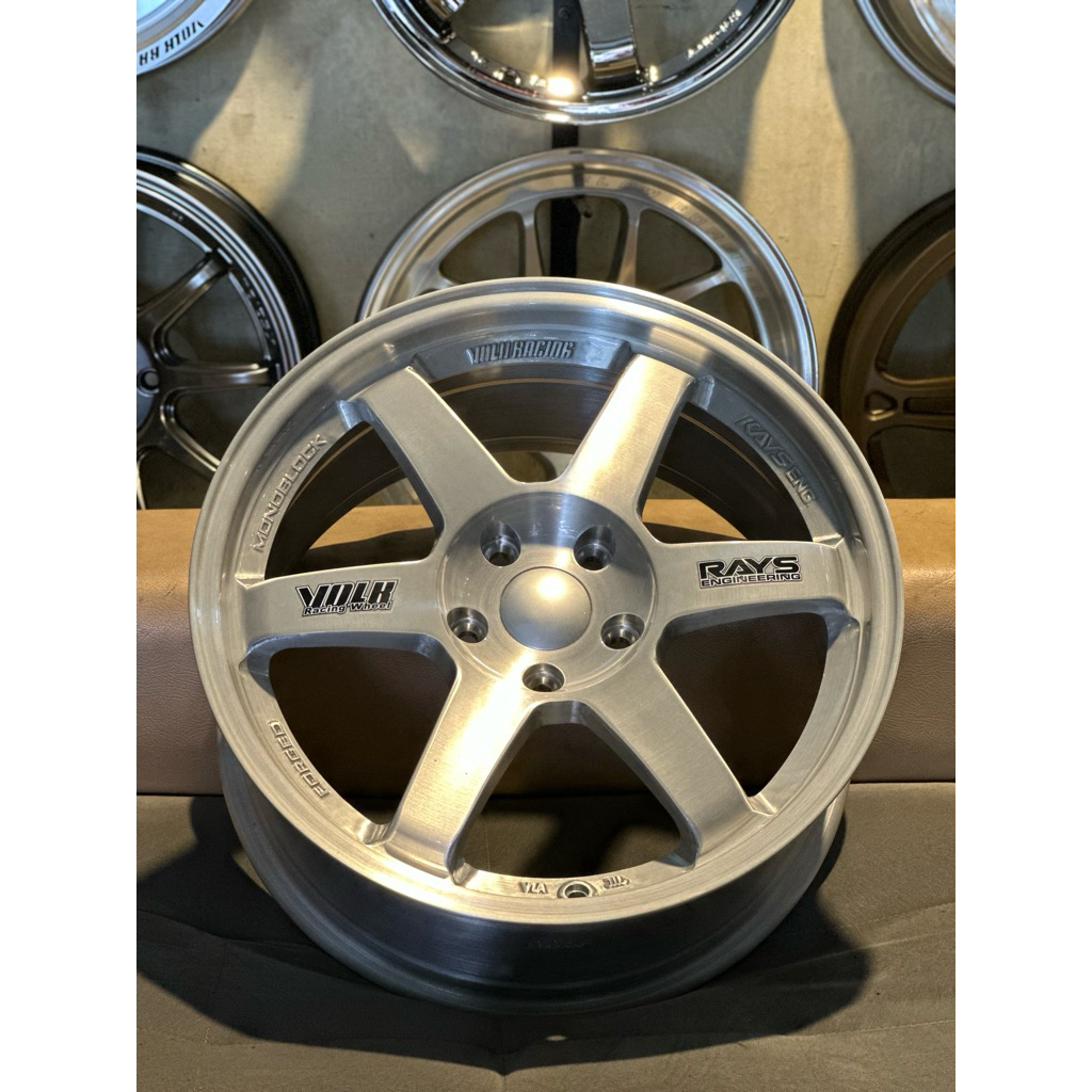 Velg TE37 Brush Clear R18 Baru Jf Luxury