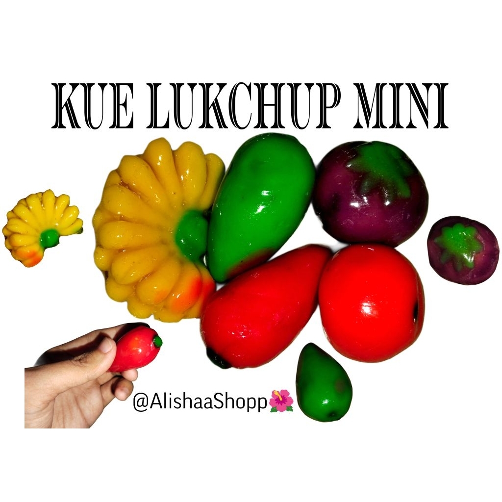 

Kue Lukchup Mini Custom Bentuk buah sayur