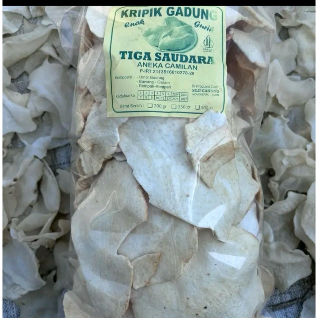 

Kripik gadung matang 250g
