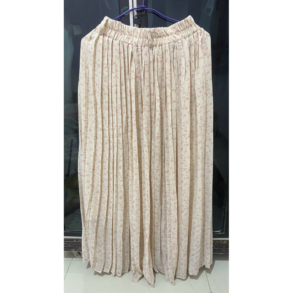 Preloved rok dewasa, rok vintage bekas rok plisket premium (bekas)