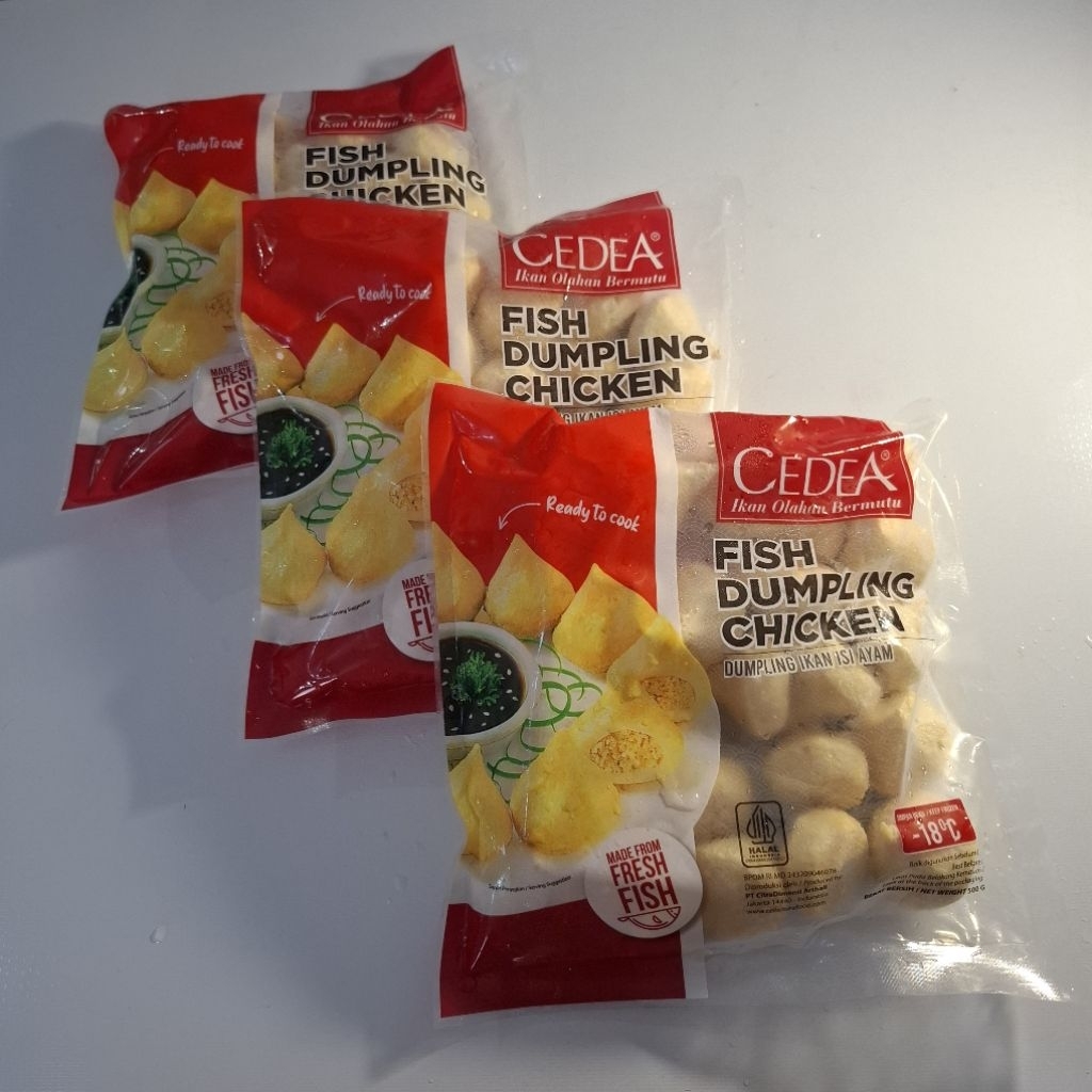 

Cedea Dumpling Chicken/Dumpling ikan isi ayam 500gr