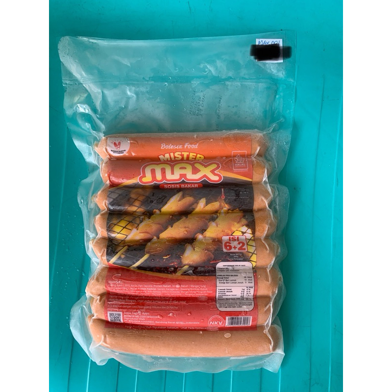 

MAX001 Mister Max Sosis Bakar Ayam 500 gr (Frozen Food)