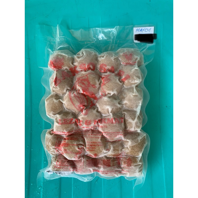 

MAX011 Bakso Sapi 500 gr (Frozen Food)