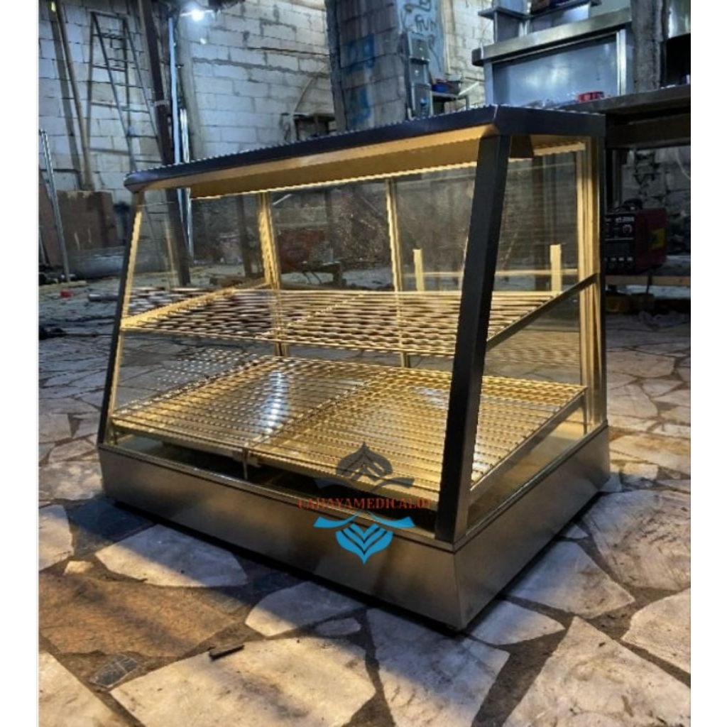 Etalase food warmer / Food warmer stainless / Food warmer+pemanas / Food warmer display / Tempat pen