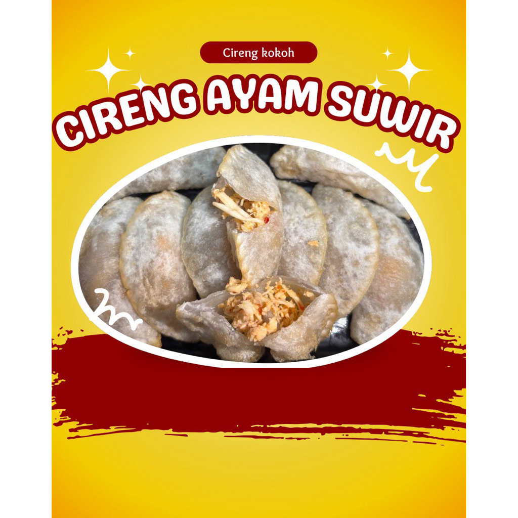 

cireng isi ayam suwir 20pcs
