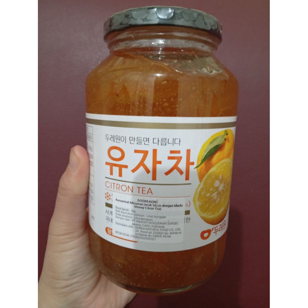 

DOOREAONE HONEY CITRON TEA SIRUP CITRON TEA 1 KG