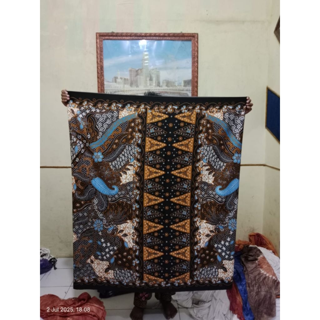 Sarung batik Motif wayang arjuna hanacaraka Sarung batik Az Zahir Pekalongan