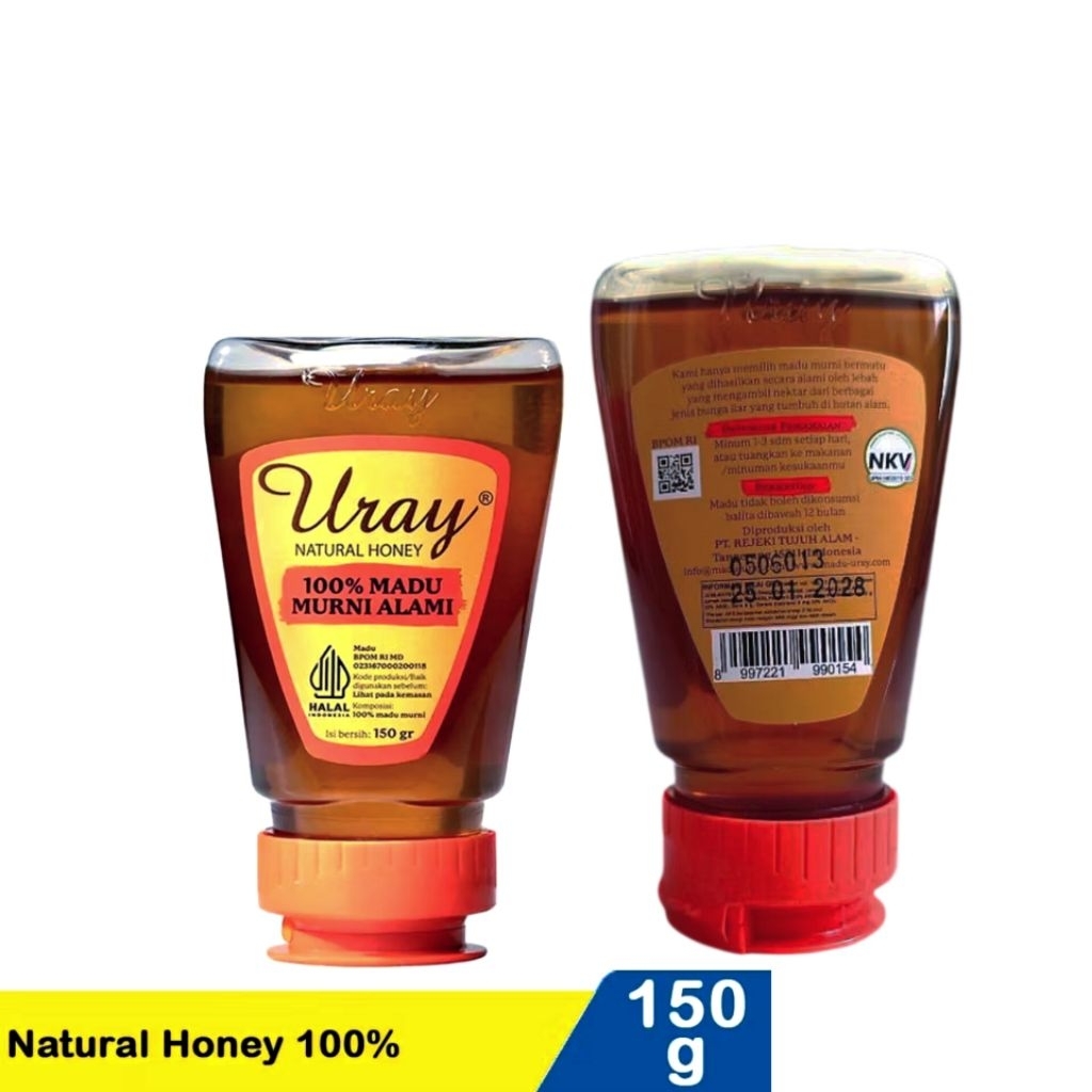 

Madu Uray Botol Kecil 150gr Hutan Liar Alami Natural Honey Gread A+ Organik