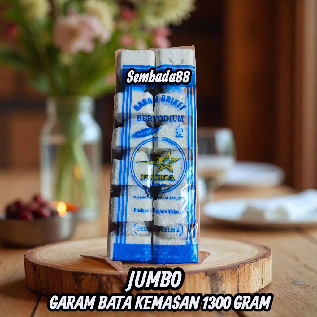 

GARAM BATA 1300 GRAM PRIMA SUPER / GARAM BRIKET BERYODIUM / GARAM BALOK / GAREM